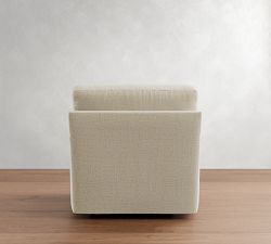 Buchanan Modern Square Arm Swivel Chair