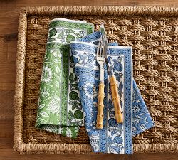 Tamara Block Print Organic Cotton Napkins - Set of 4
