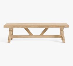 Farmhouse Trestle Dining Bench (66")