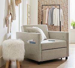 Pacifica Slim Arm Sleeper Chair