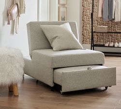 Pacifica Slim Arm Sleeper Ottoman