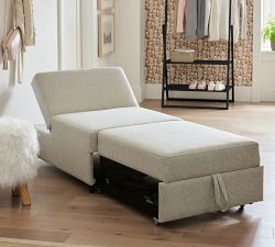 Pacifica Slim Arm Sleeper Ottoman