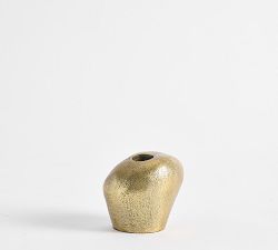 Brass Stone Candle Holder