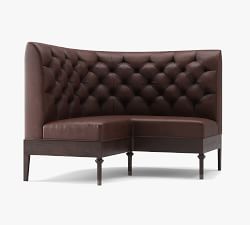 Hayworth Leather Modular Banquette