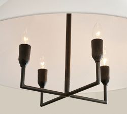 Lincoln Metal Chandelier (30")
