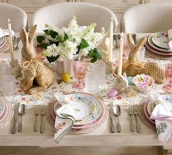 Rustic Bunny Candle Holder