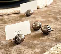 Acorn Place Card Holders - Set of 4