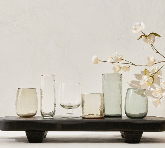 Hammered Glassware Collection