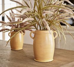 Handcrafted Lachman Crock Vases