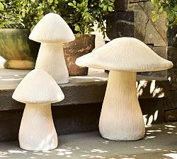Lit Outdoor Mushroom