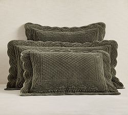 Velvet Heirloom Quilted Shams