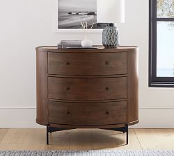 Warren 3-Drawer Oval Dresser (35.5")