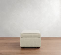 Cameron Modern Roll Arm Ottoman and a Half