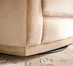 Danton Wood Base Swivel Chair