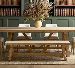 Farmhouse Trestle Dining Bench (66")