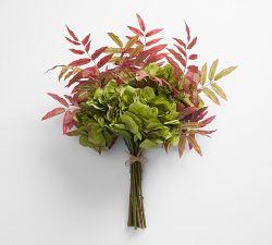 Faux Hydrangea and Sumac Bundle