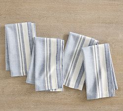 Kravet Meadow Stripe Cotton/Linen Napkins - Set of 4