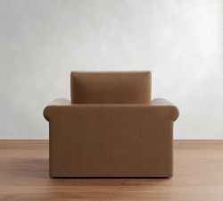 Westwood Roll Arm Leather Chair