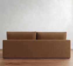 Westwood Slim Arm Leather Sofa (60"-120")