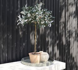 Faux Olive Topiary