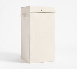 Linen Collapsible Laundry Basket