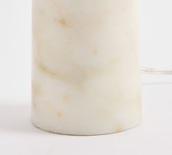 Marlo Marble Table Lamp (19"-27")
