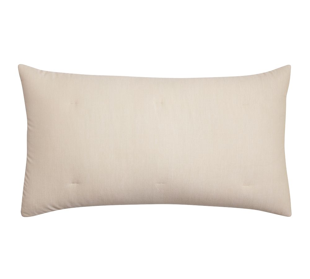Dream Brushed Cotton Sateen Comforter Sham - FLAX Color Set of 2