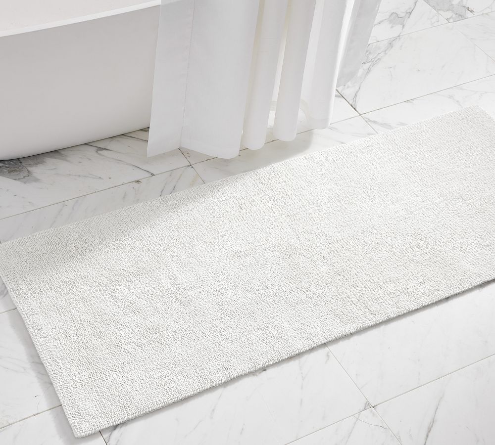 Classic Organic Loop Bath Mat - Ivory, 24" x 64"