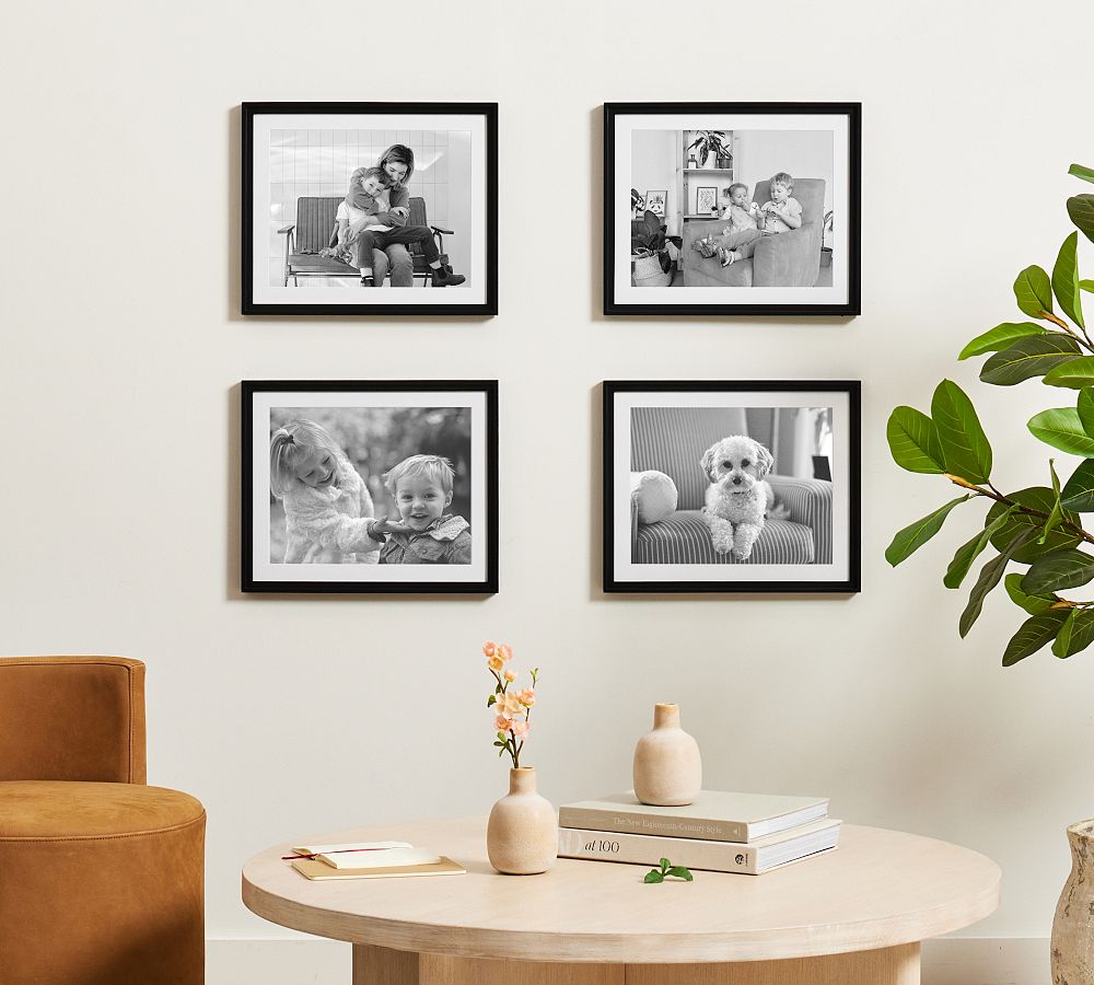 Beveled Wood Gallery Frames - 11"x14" Insert - Black