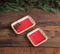 Bamboo Outdoor Melamine Napkin Holder