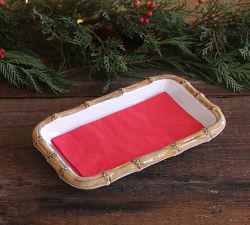 Bamboo Outdoor Melamine Napkin Holder