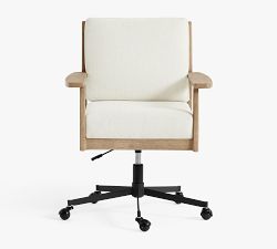 Cody Upholstered Swivel Desk Chair