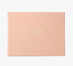 Leather-Bound Guest Book