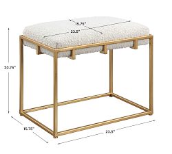 Melly Upholstered Bench (23.5")