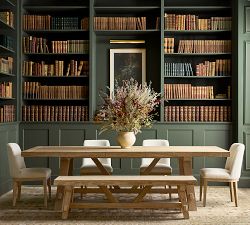 Farmhouse Trestle Dining Bench (66")