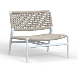 Rosanne Metal &amp; Rope Outdoor Accent Chair