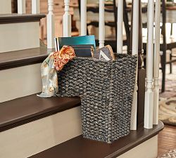 Woven Stair Basket With Handles
