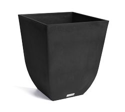 All Weather Eco Hevea Fluted Cube Outdoor Planters