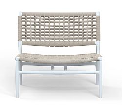 Rosanne Metal &amp; Rope Outdoor Accent Chair
