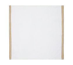 Handmade Block-Print Striped Napkins, Set of 4