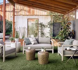 Percy Indoor/Outdoor Woven Stool