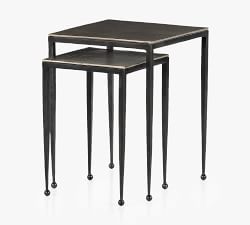 Marrow Metal Nesting End Table (12.5"- 16")