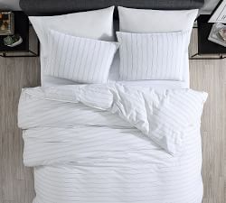 Melia Striped Percale Comforter &amp; Shams Set