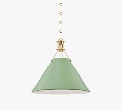 Jocelyn Flared Metal Pendant (10&quot;-16&quot;)