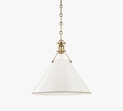 Jocelyn Flared Metal Pendant (10&quot;-16&quot;)