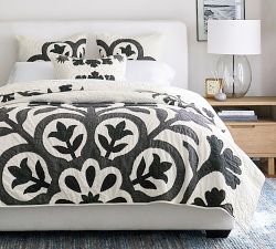 Open Box: Mahalo Cotton Applique Quilted Sham