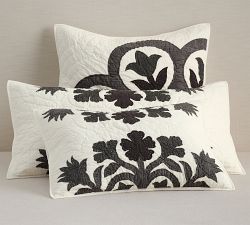 Open Box: Mahalo Cotton Applique Quilted Sham
