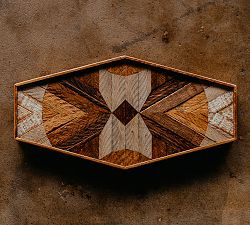 Seneca Hexagon Wooden Dimensional Wall Art, 12&rdquo; X  24&rdquo;