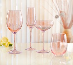 Flora Champagne Glasses, Set of 4