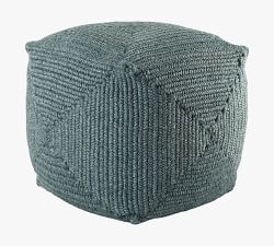 Lane Handwoven Outdoor Pouf